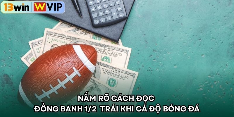 Nắm rõ cách đọc đồng banh 1/2  trái khi cá độ bóng đá